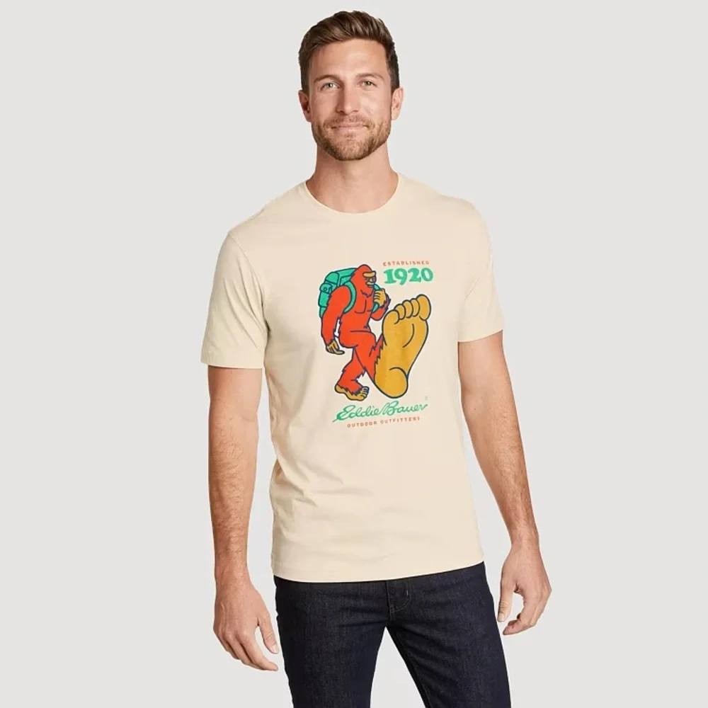 Eddie Bauer Big Foot Graphic T-Shirt